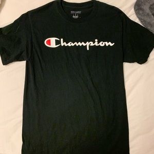 black champion t-shirt